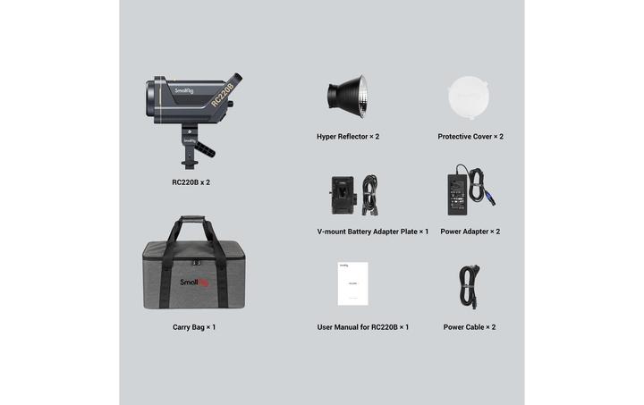 Immagine prodotto SmallRig Kit RC 220B 2 COB (Videocamera)