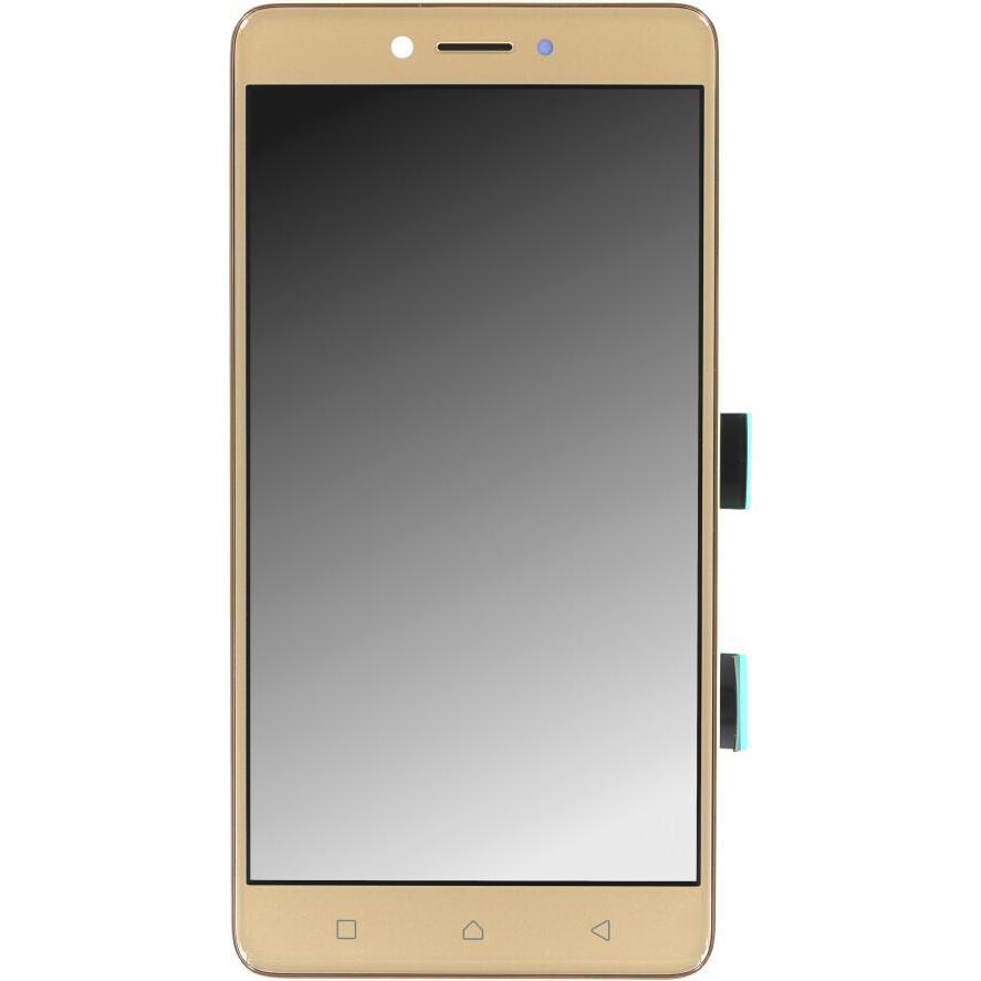 OEM Display + Rahmen für Lenovo K6 Note Gold (Display), Mobilgerät Ersatzteile, Gold