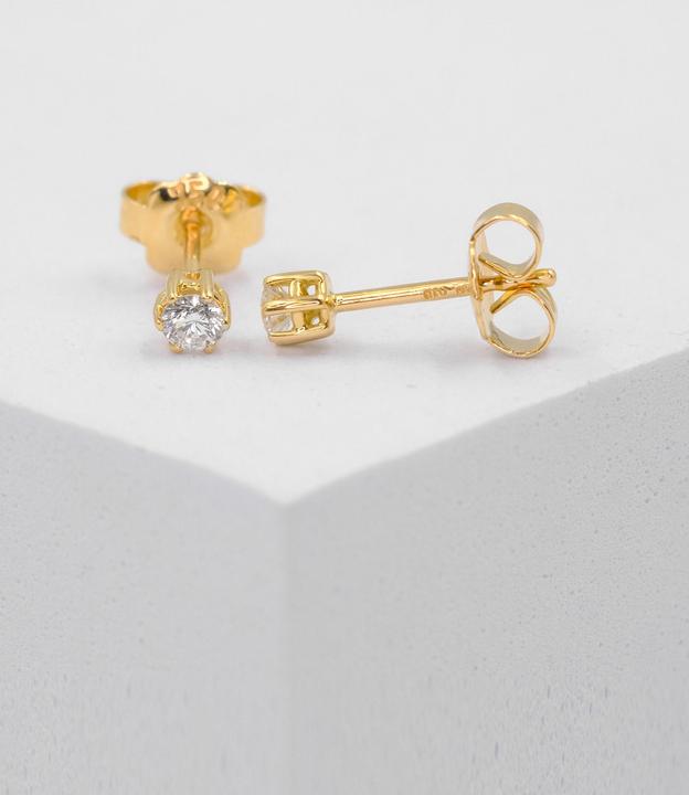 Image du produit Muau Boucles d'oreilles (750/18 K Or jaune)