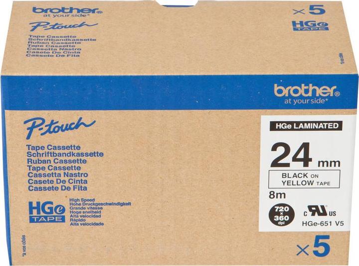 Actual product image Brother P-Touch (2.40 cm, Black)