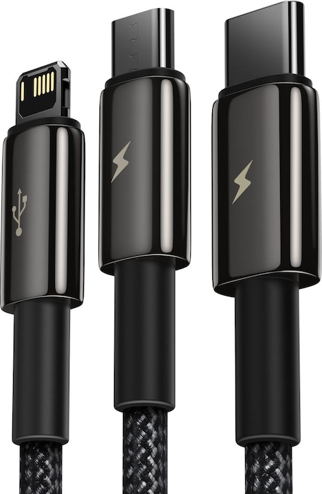 Actual product image Baseus USB A – USB C, Lightning, USB Micro B (1.50 m, USB 2.0)