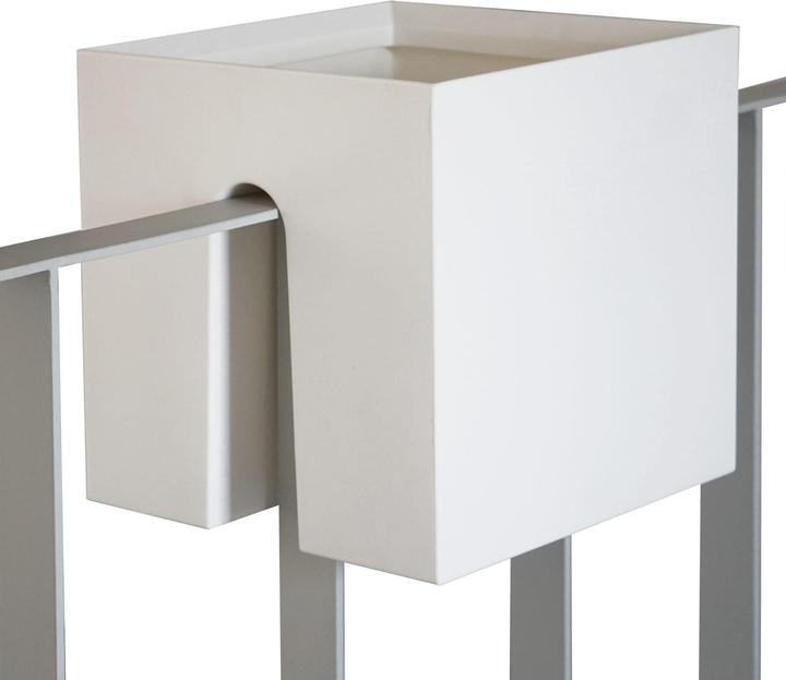 Produktbild Rephorm Balkonblumentopf Steckling Cube Weiss 30 cm (30 cm)