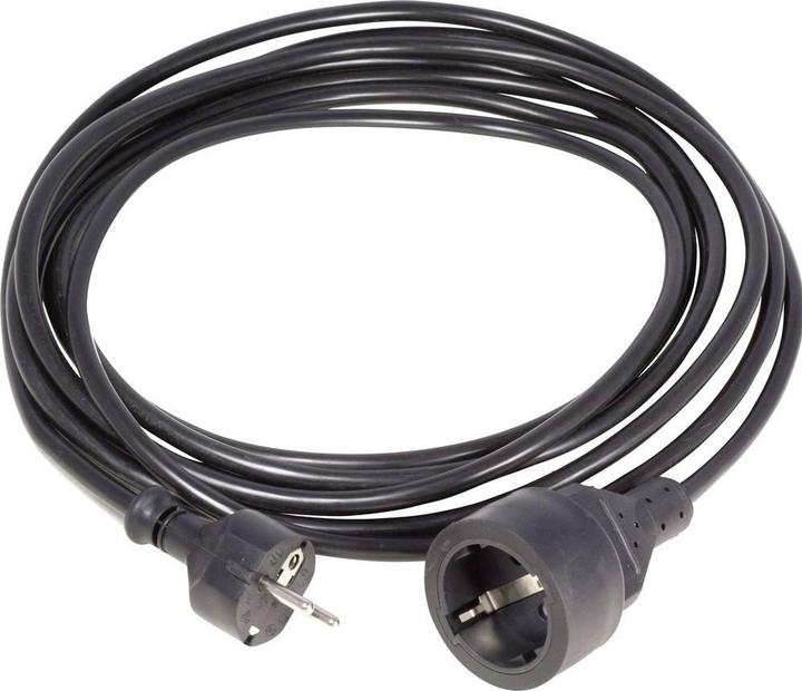 HAWA 1008294 Rallonge électrique 16 A noire 5.00 m (5 m)