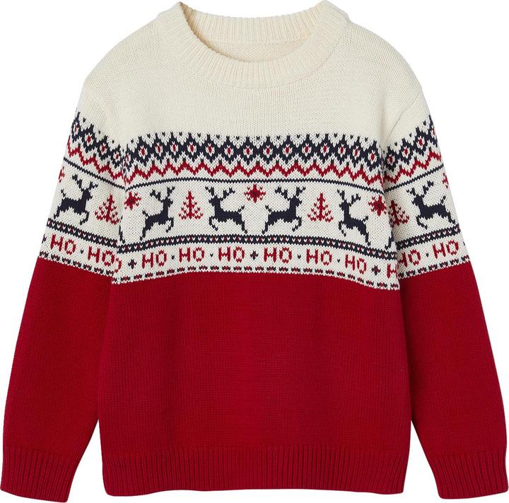 Produktbild Vertbaudet Kinder Weihnachtspullover mit Jacquardmuster Capsule FAMILY (152)