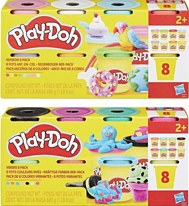 Immagine prodotto Play-Doh PD Vibrant 8 Pack
