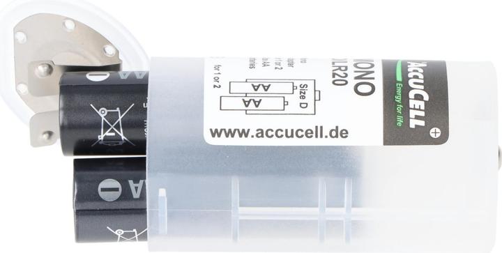 Image du produit Panasonic Mono 5000mAh comprenant 1x AccuCell adaptateur D et 2x eneloop pro AA (2 pcs, AA, D, 2500 mAh)