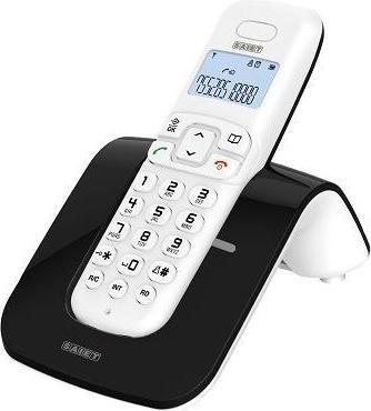 Saiet 13500785 Telefono cordless DECT GAP LCD - Nero