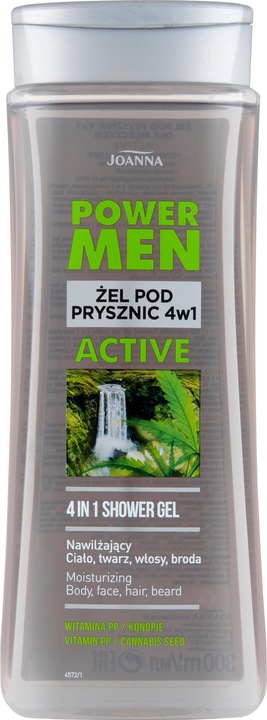 Immagine prodotto Joanna Power Men for Men 4in1 Attivo Canapa e Vitamina PP - 300ML (300 ml)