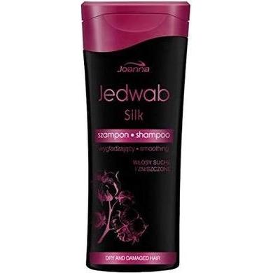 Joanna , Shampoo, Shampoo Lisciante Alla Seta Per Capelli Secchi E Danneggiati 400Ml (Shampoo Liquido, 400 Ml)