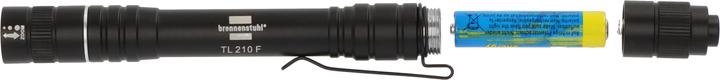 Actual product image Brennenstuhl Torch LED LuxPremium TL 210 F, IP44, 180lm (1.60 cm, 180 lm)