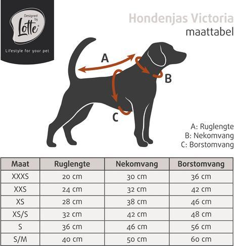 Actual product image Designed by Lotte Victoria (L, Dog coat)