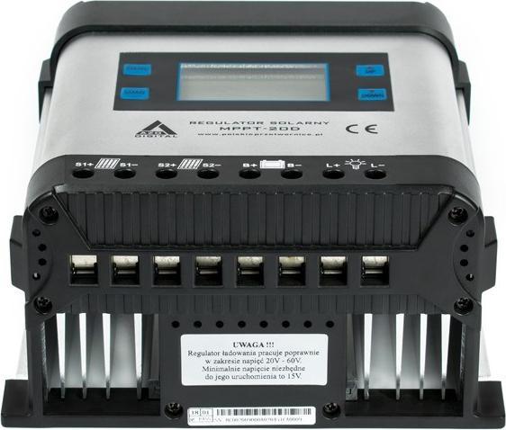 Actual product image Digital Solar MPPT charge controller AZO 12/24 - 20A LCD display