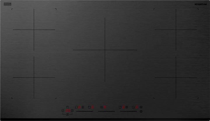 Inventum IKI9035MAT - Inbouw inductie kookplaat - Matzwart (90 cm, Induction hob)