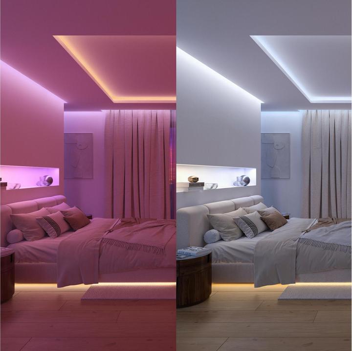 Actual product image Philips Flux Gradient Lightstrip Verlängerung (Cold White, Multicoloured, RGBW, Warm white, White, 200 cm, Indoor)