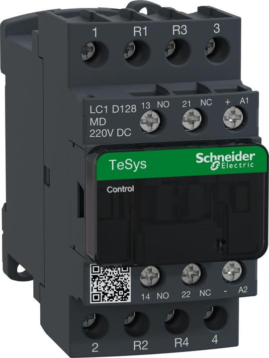 Actual product image Schneider Electric 4 pole,2NO+2NC Contactor,25A,220Vdc,AC-1