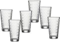 Actual product image Ritzenhoff & Breker FAVO drinking glass, 400 ml, green with honeycomb structure, conical, dishwasher-safe (0.40 l, 6 x)