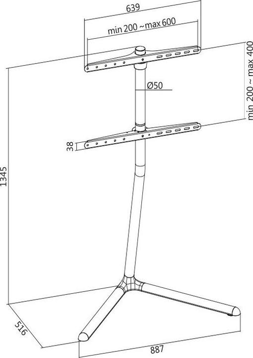 Produktbild LogiLink BP0079 (70", 40 kg)