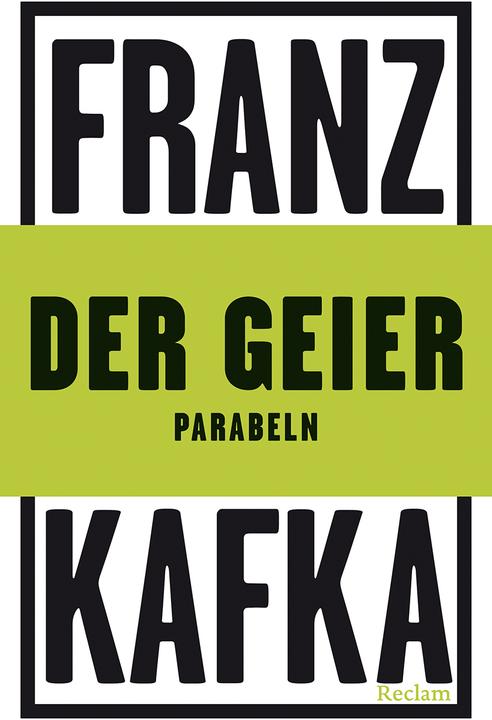 Immagine prodotto Der Geier (Tedesco, Franz Kafka, Marcel Krings, 2024)