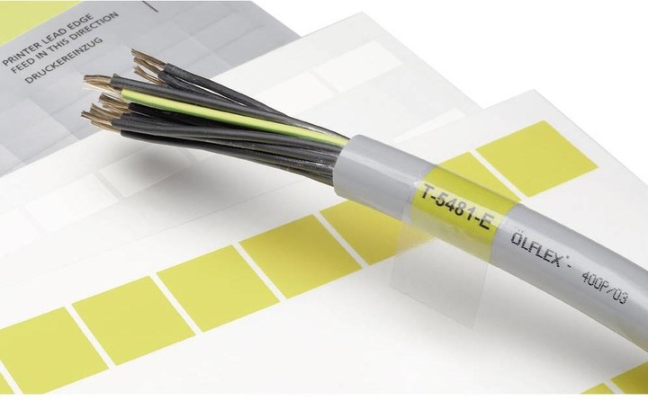 Actual product image Lapp Wrap-around labels FLEXIMARK with protective laminate
