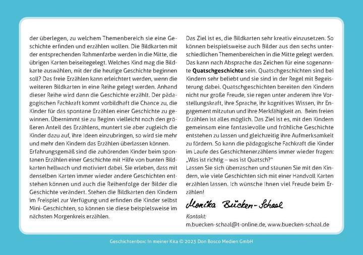 Produktbild Bücken-Schaal:Geschichtenbox: In meiner (Deutsch, Monika Bücken-Schaal, 2023)