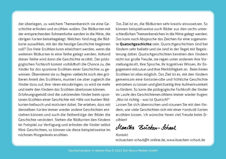 Immagine prodotto Bücken-Schaal:Geschichtenbox: In meiner (Tedesco, Sciarpa Monika Bücken, 2023)