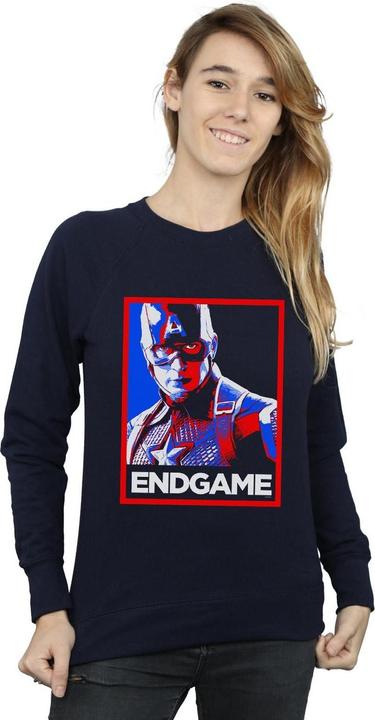 Immagine prodotto Felpa Avengers Endgame Captain America Poster (XL)