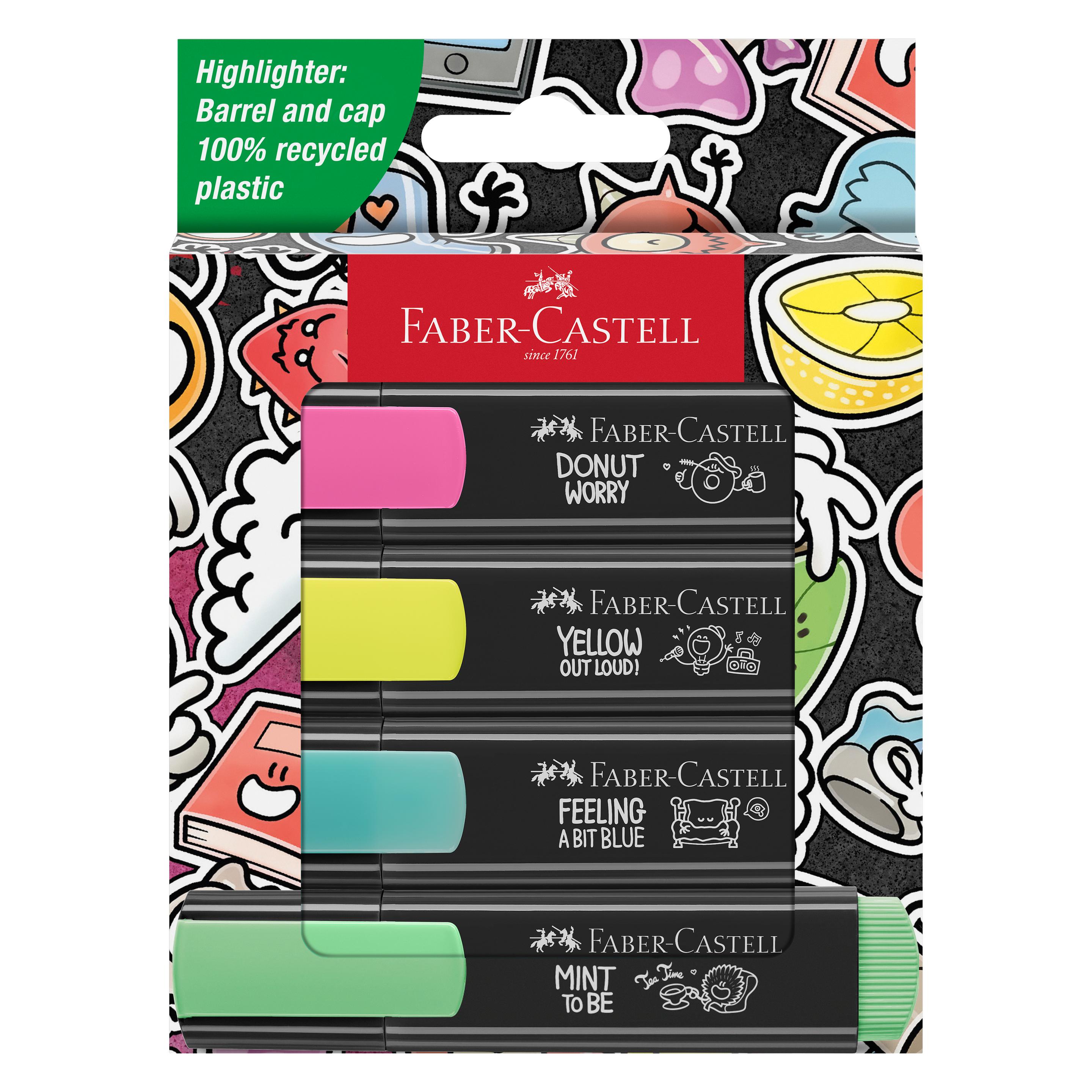 Faber-Castell Textmarker 46 Graffiti (4x) (254690)