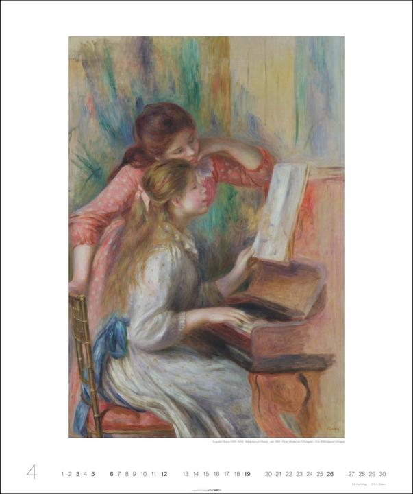 Produktbild Allegro - Musik in der Kunst Kalender 2026 (46 x 55 cm)