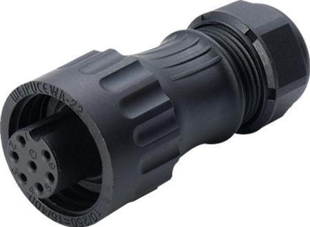 Actual product image RS PRO Round plug connector 7-pin / 10A Cable mounting With thread IP 67