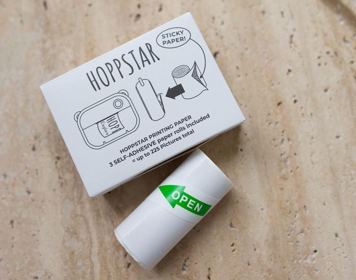 Produktbild Hoppstar Papierrollen 3er Nachfüllpack selbstklebend für Artist Kamera (1 x)