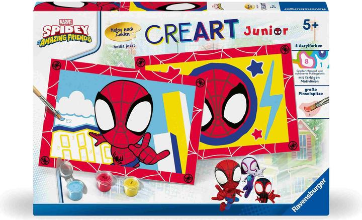 Produktbild Ravensburger CreArt - Malen nach Zahlen 23949 - Spidey - Kinder 5-7 Jahre
