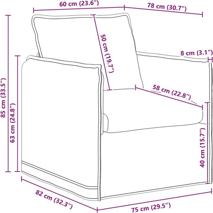 Produktbild vidaXL Modulares Sofa
