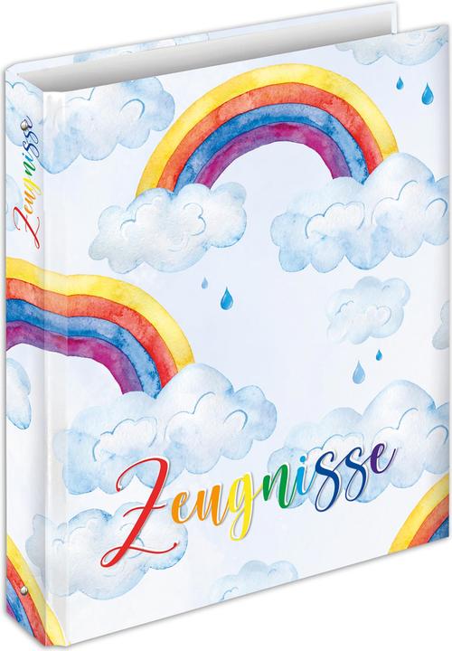 Actual product image Rnk Report ring binder "Rainbow", 4 ring mechanism, DIN A4, 250 x 315 mm (A4, 20 mm, 1 pcs.)