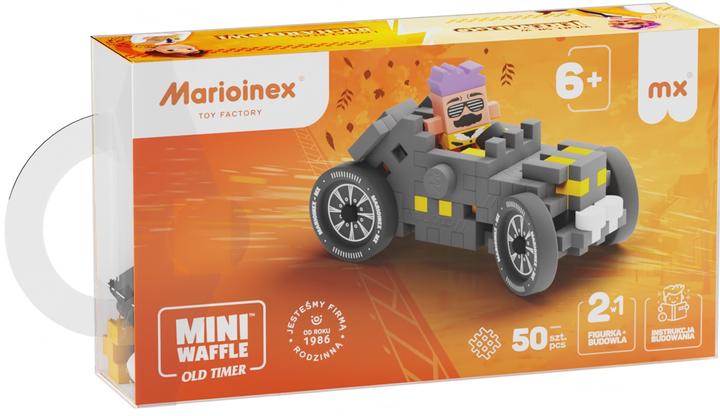 Produktbild Marioinex Mini-Waffel 50 Stück Autos: Grauer Oldtimer