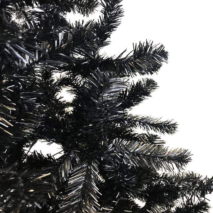 Produktbild Mojawo Weihnachtsbaum 120 cm inkl Ständer Schwarz (120 cm)