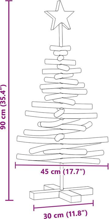 Produktbild vidaXL Weihnachtsbaum (90 cm)