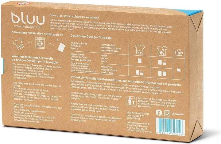 Image du produit bluu Bande de lavage universelle (180 Cycles de lavage, Linge de toilette)