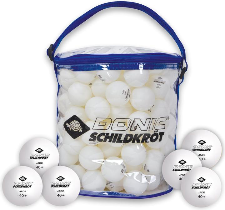 Immagine prodotto Donic Schildkröt Palle da tennis da tavolo 144 pezzi. Giada Poly 40+ (144 pz.)