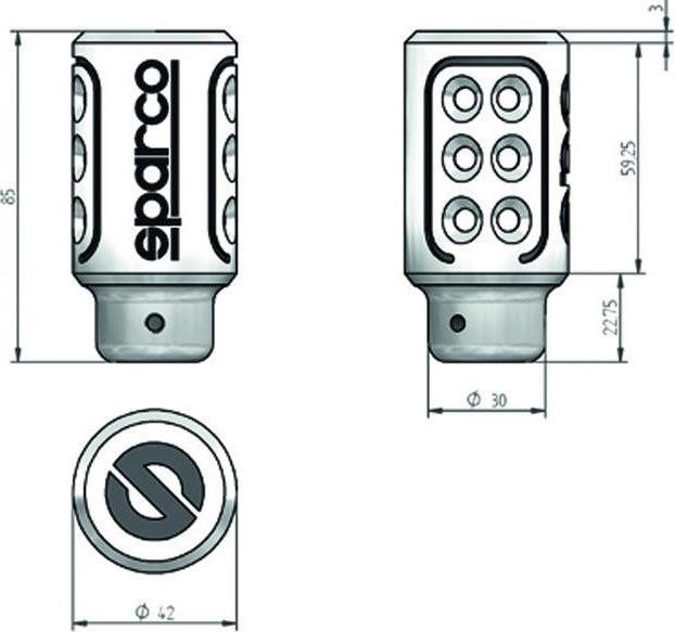 Produktbild Sparco Schaltknauf