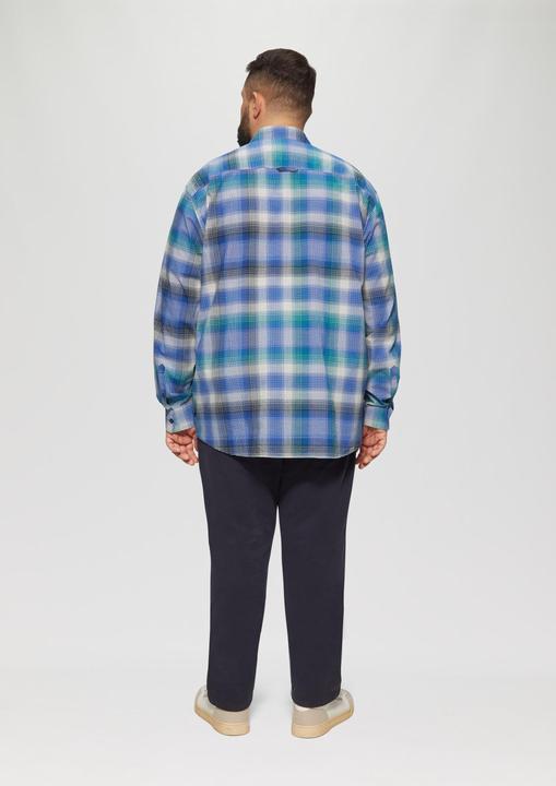 Produktbild S.Oliver Hemd Regular Fit: Kariertes Hemd aus Baumwollstretch mit Brusttasche (4XL)
