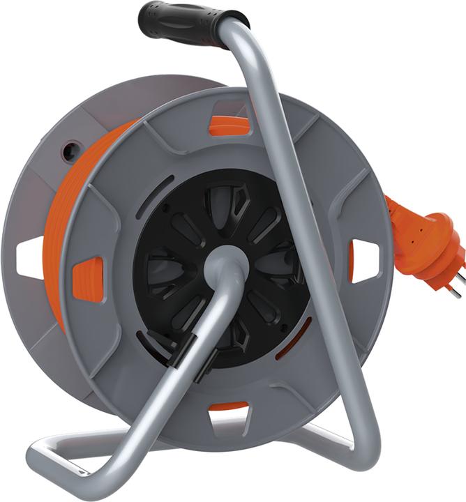 Image du produit Steffen Kunststoff Kabelrolle 3xT13 IP55 SteffenFLEX PUR 3x1mm² 40m gr/sw (40 m, 1 mm²² mm)