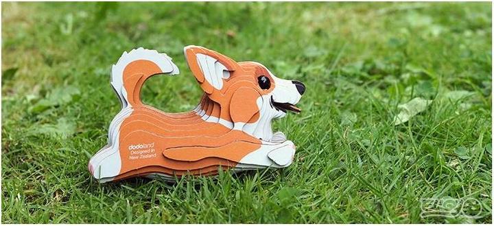 Actual product image Eugy 3D Craft Set Corgi (MQ6)