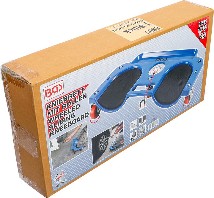 Actual product image BGS Kneeboard with castors