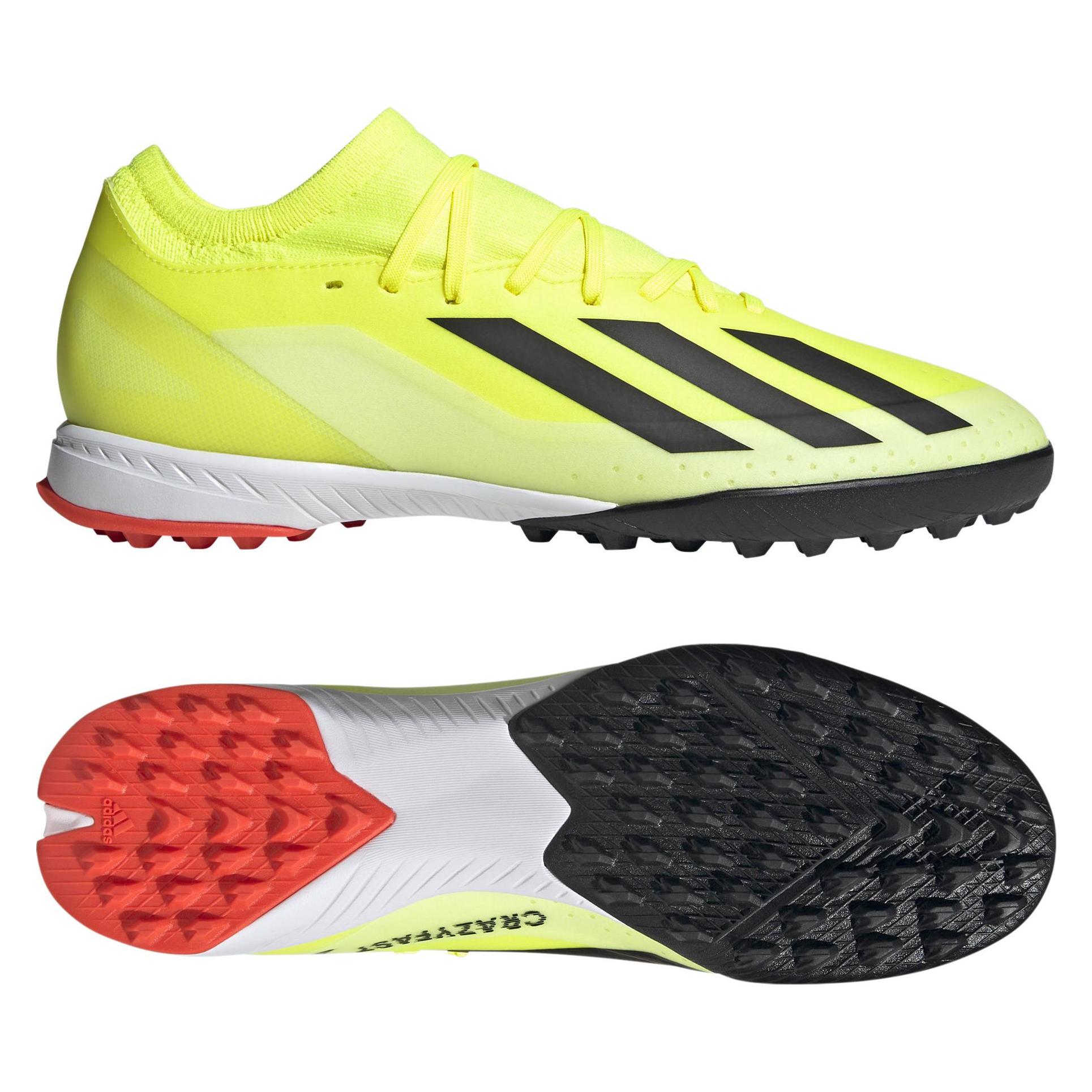 Adidas, Herren, Fussballschuhe, Fussballschuhe X Crazyfast League Tf (45 1/3), Gelb