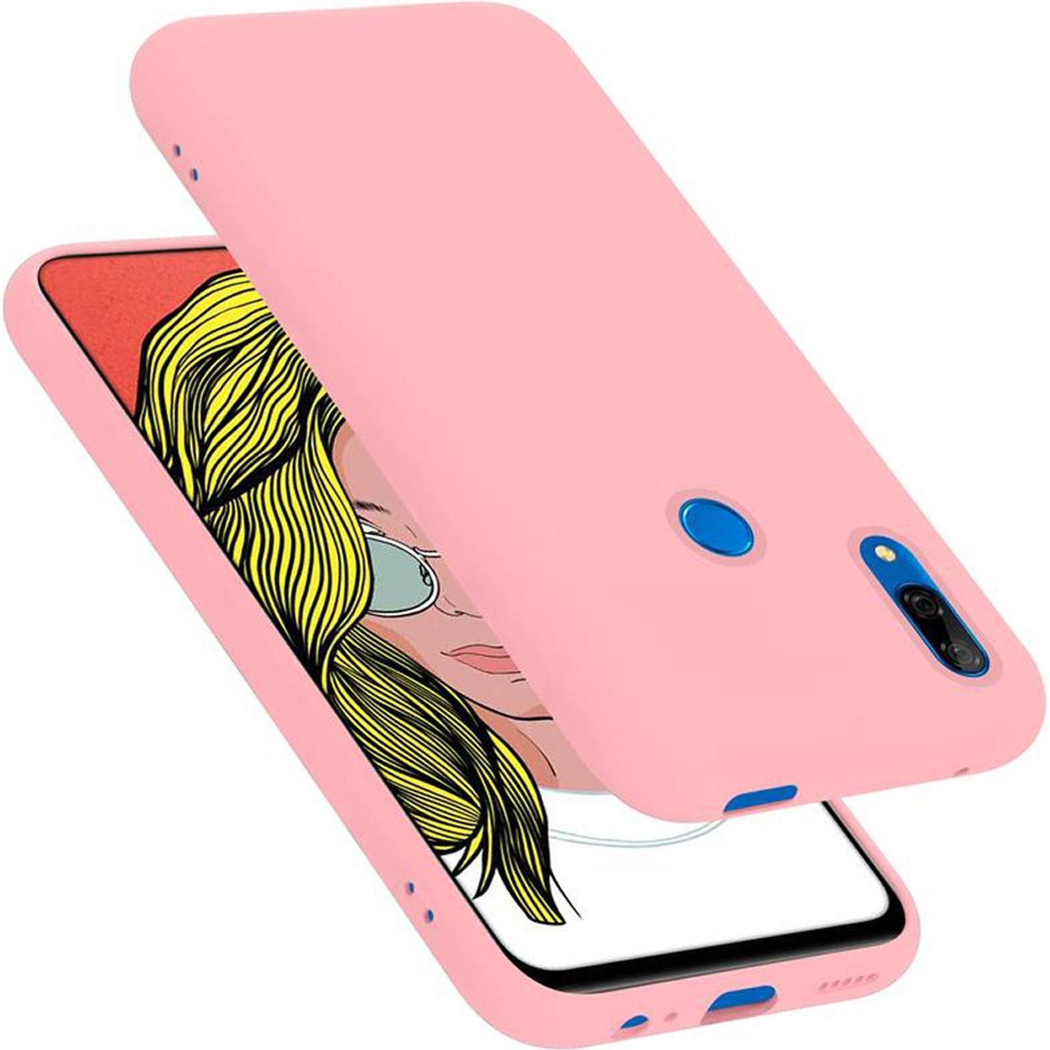Cadorabo TPU Liquid Silicone Case Cover (Huawei Enjoy 10 Plus, Huawei P Smart Z, Huawei Y9 Prime (2019)), Smartphone Hül...