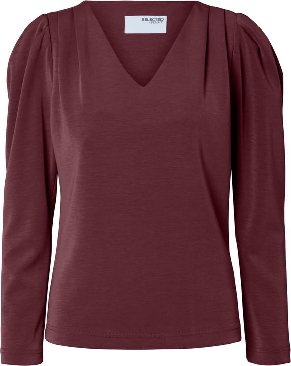 Produktbild Selected Femme Drapiertes Top mit V-Ausschnitt (L)