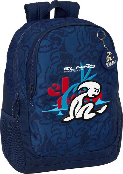 Actual product image El Niño School rucksack Paradise Navy blue 32 x 44 x 16 cm