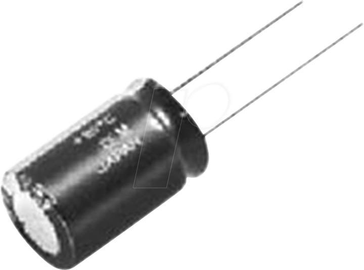 Image du produit Panasonic Condensateur électrolytique, radial, 47uF, 29.61uA, 63V, 460mA