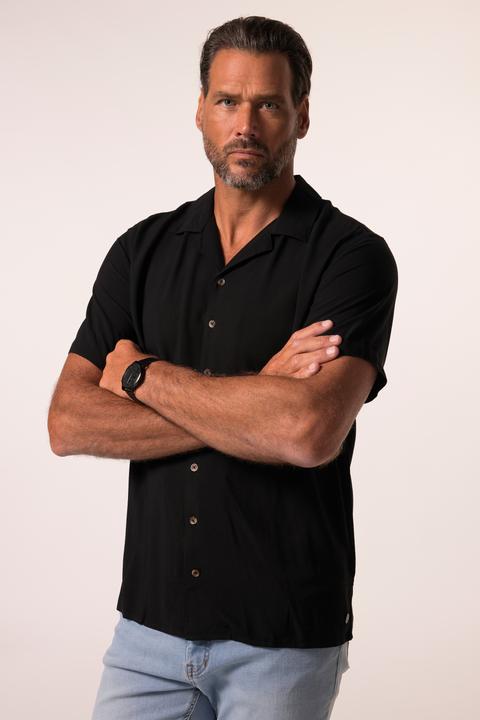 Immagine prodotto JP1880 Camicia dalla vestibilità cubana con colletto alla cubana e mezze maniche, fino alla tg. 8XL (3XL)