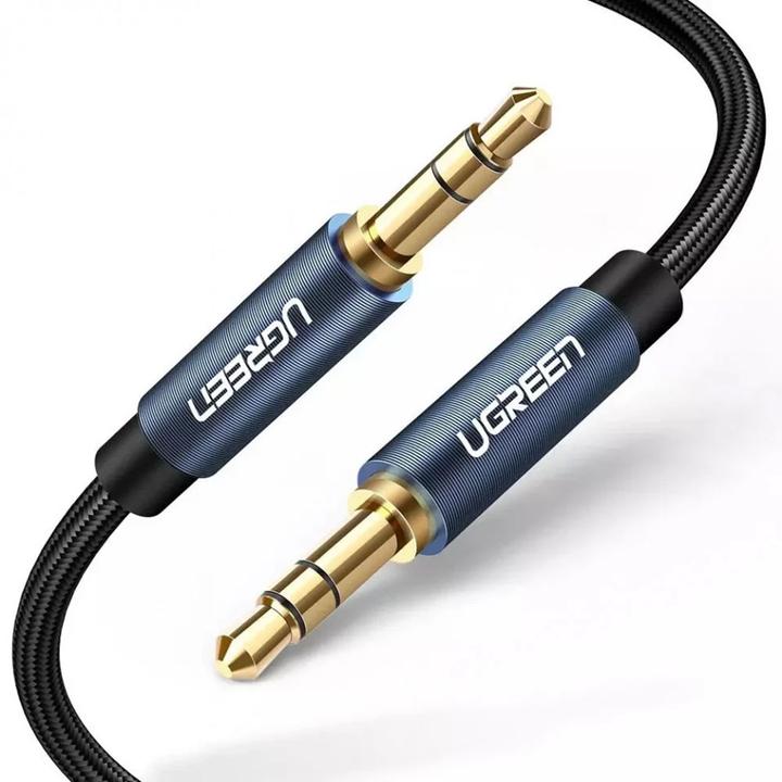 Ugreen AV122 jack cable 3.5mm AUX 2m (blue) (2 m, Jack 3,5 mm (AUX))